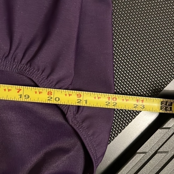 Woman’s One Piece Slenderizing Lands’ End Swimsuit Size 26W In Eggplant - Picture 12 of 12